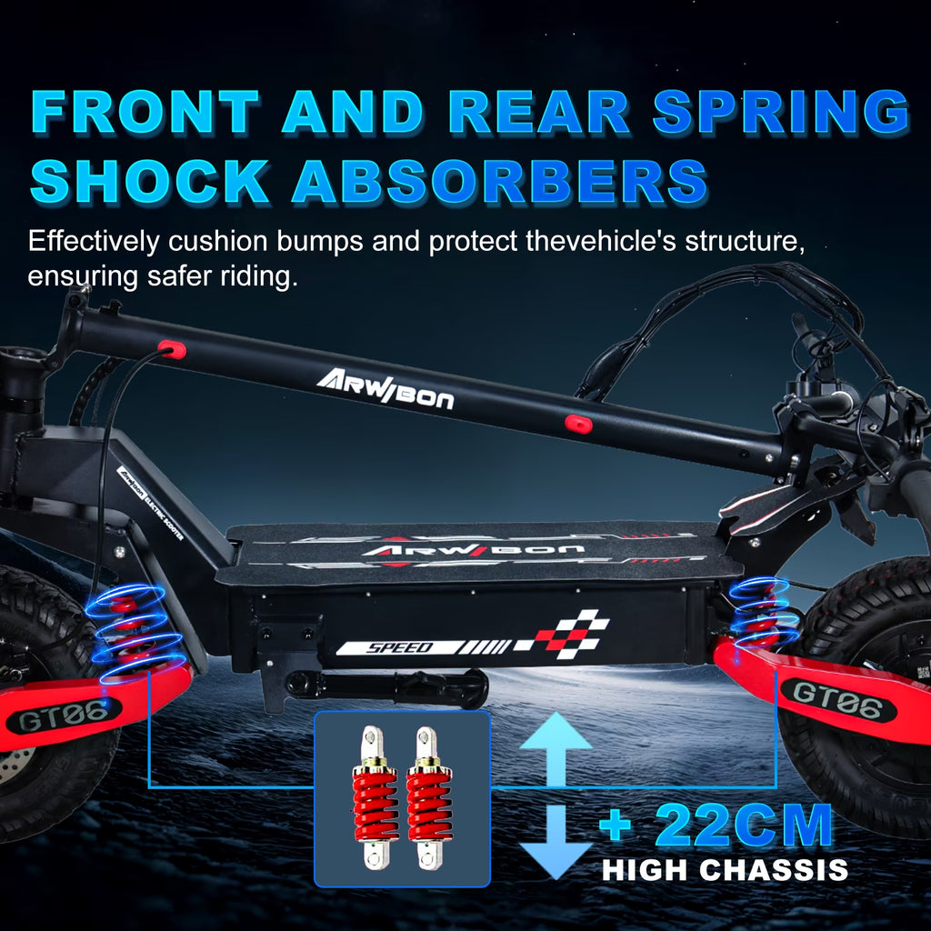 Electric Scooter for Adults 330 Lbs Heavy Duty, 1200W Motor 30 MPH, 40 Miles Range, Foldable Sport E-Scooter with 11" Off-Road Tires