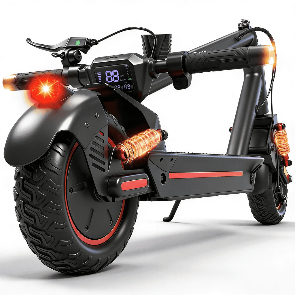 OBX 1200W Smart Electric Scooter for Adults, 30 MPH & 35 Miles Range, 10" Pneumatic Tires, Foldable Off-Road E-Scooter with App Control, Turn Signals,Ul Certified