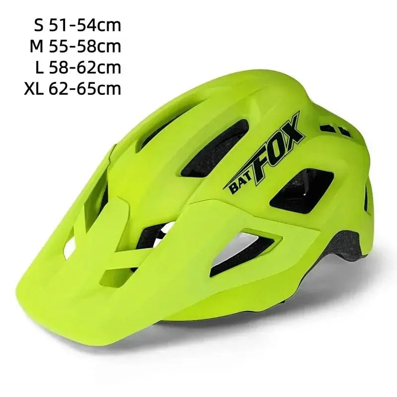 BATFOX Bicycle Helmet MTB Casco Bike Helmet Safety White Integrally-Molded Mountain Cycling Helmet for Men Women Casco Bicicleta.