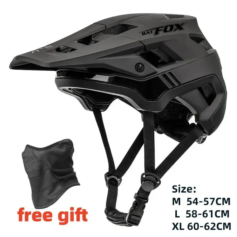 BATFOX Bicycle Helmet MTB Casco Bike Helmet Safety White Integrally-Molded Mountain Cycling Helmet for Men Women Casco Bicicleta.