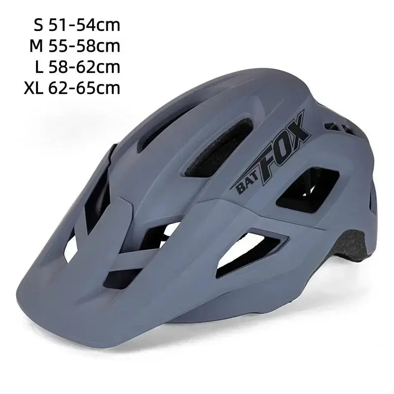 BATFOX Bicycle Helmet MTB Casco Bike Helmet Safety White Integrally-Molded Mountain Cycling Helmet for Men Women Casco Bicicleta.