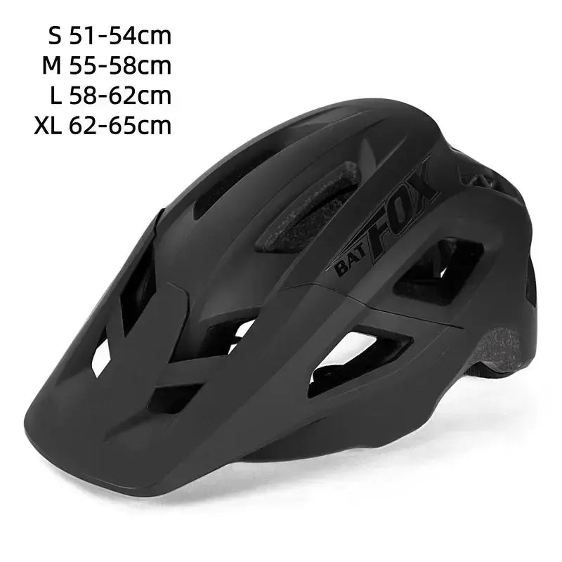 BATFOX Bicycle Helmet MTB Casco Bike Helmet Safety White Integrally-Molded Mountain Cycling Helmet for Men Women Casco Bicicleta - VÉRANO