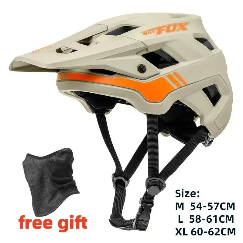 BATFOX Bicycle Helmet MTB Casco Bike Helmet Safety White Integrally-Molded Mountain Cycling Helmet for Men Women Casco Bicicleta.