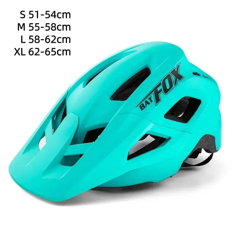 BATFOX Bicycle Helmet MTB Casco Bike Helmet Safety White Integrally-Molded Mountain Cycling Helmet for Men Women Casco Bicicleta.