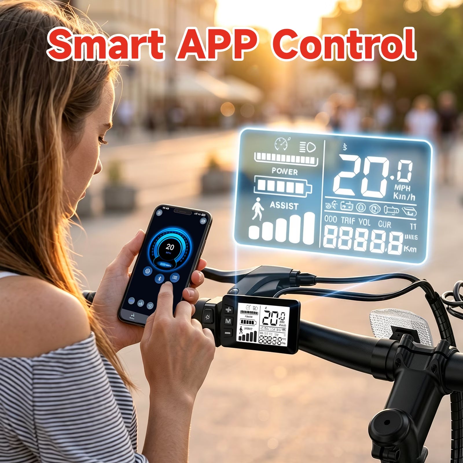 750W Peak Electric Bike Adult,26" Mountain Bicycle Professional,Front Dual Shock Absorption Ebike,Up 20MPH,55 Miles,36V 10.4AH Nonremovable Battery,Black