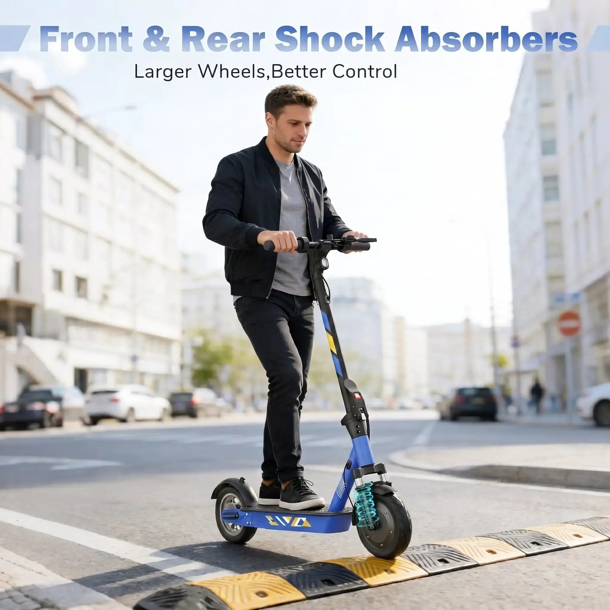 E-Scooter 350W – Pneumatici 10", fino a 19 MPH.