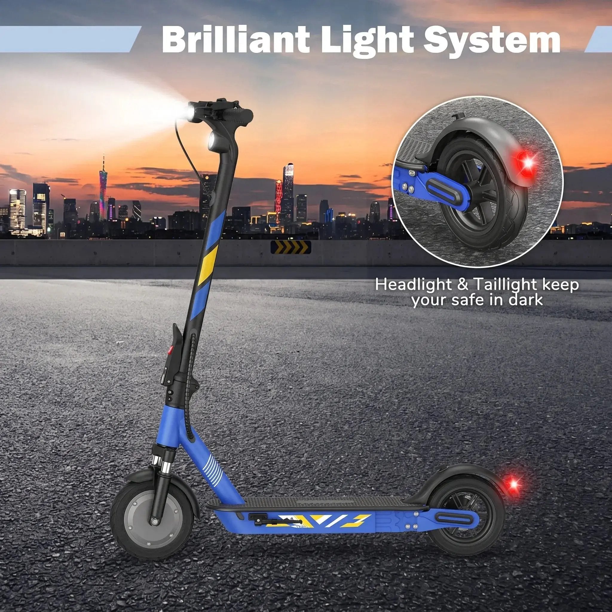 E-Scooter 350W – Pneumatici 10", fino a 19 MPH.