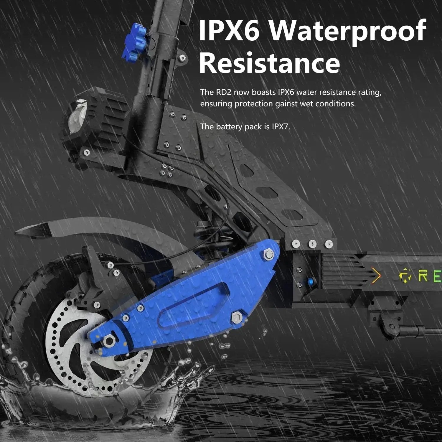 NFC 3600W Electric Scooter for Adults 50Miles 45MPH Off-Road Tire Fast E-Scooter - VÉRANO