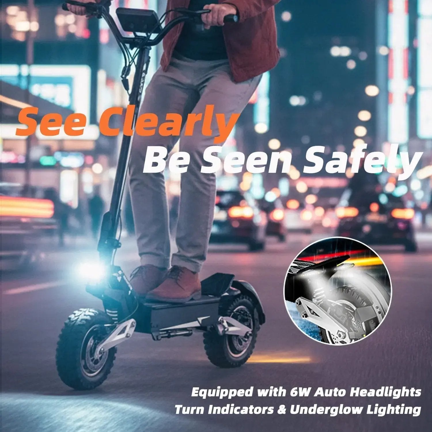 NFC 3600W – E-Scooter Off-Road, 45 MPH / 80 km.