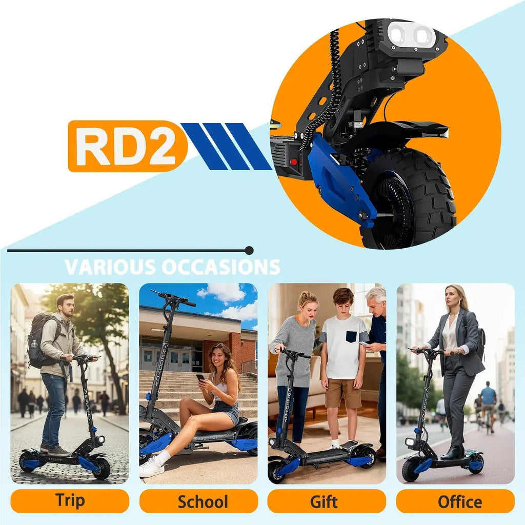 NFC 3600W – E-Scooter Off-Road, 45 MPH / 80 km.