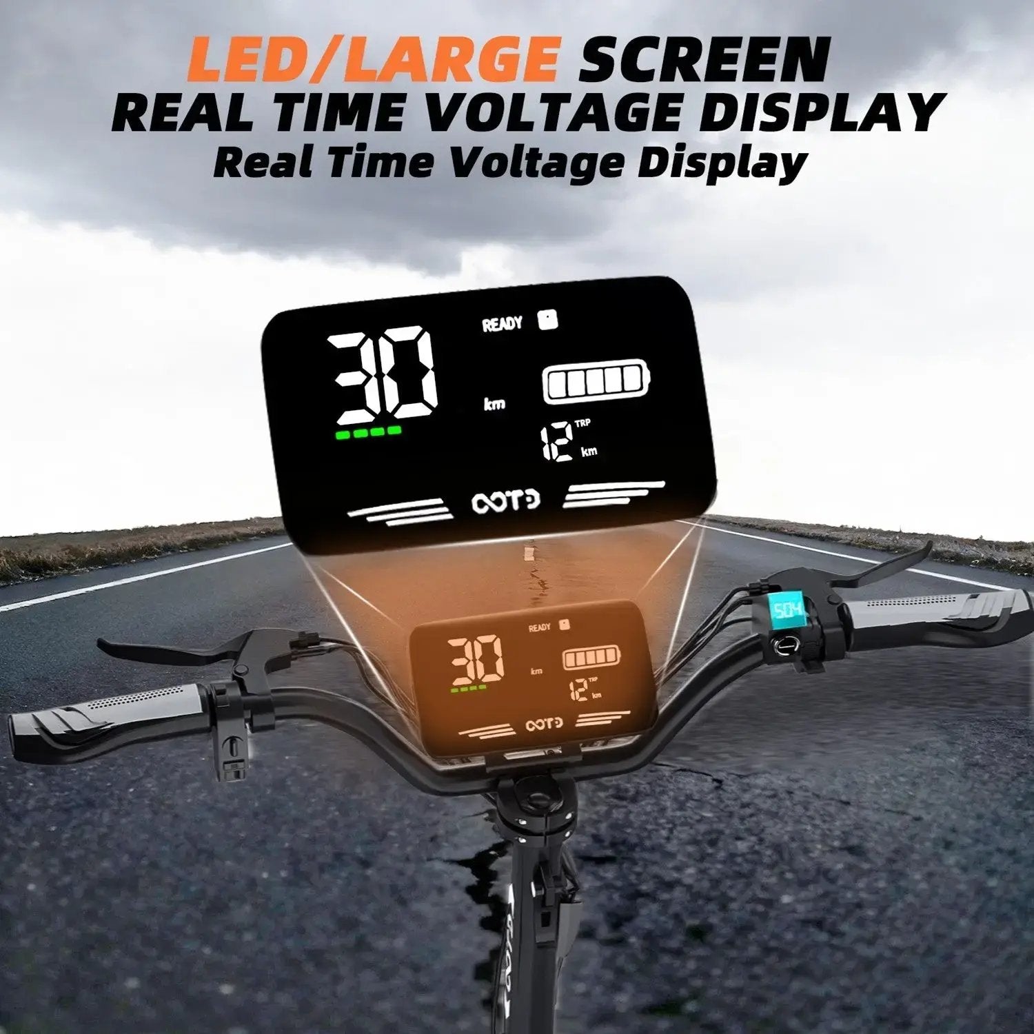 NFC 3600W – E-Scooter Off-Road, 45 MPH / 80 km.