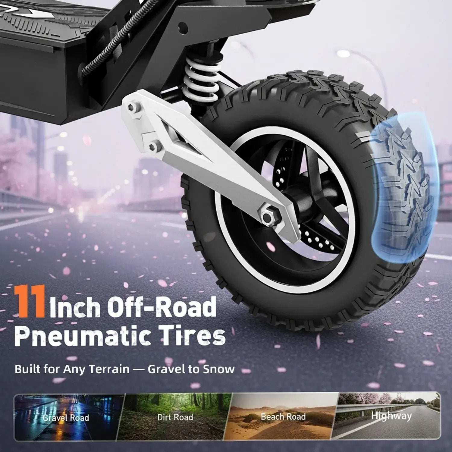 NFC 3600W – E-Scooter Off-Road, 45 MPH / 80 km.