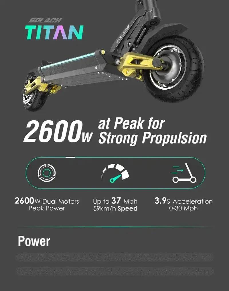 SPLACH Titan – E-Scooter 2600W SUV.